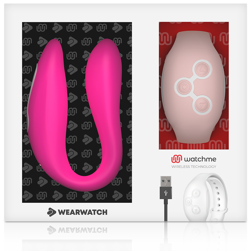 WEARWATCH - VIBRATEUR WATCHME DOUBLE TECHNOLOGIE FUCHSIA / ROSE WEARWATCH