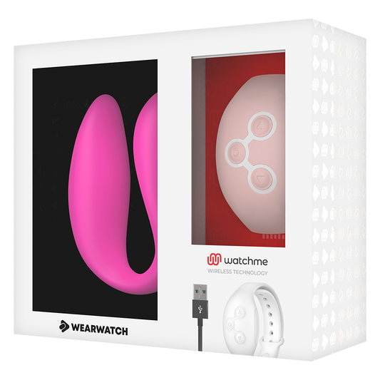WEARWATCH - VIBRATEUR WATCHME DOUBLE TECHNOLOGIE FUCHSIA / ROSE WEARWATCH