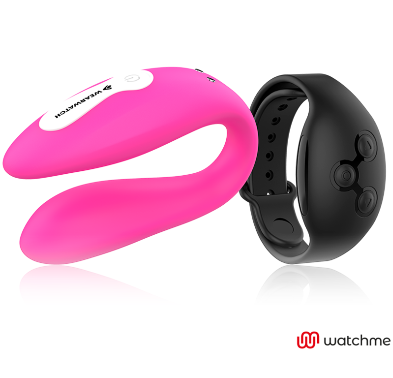 WEARWATCH - VIBRATEUR DOUBLE TECHNOLOGIE WATCHME FUCHSIA/AZABACHE WEARWATCH