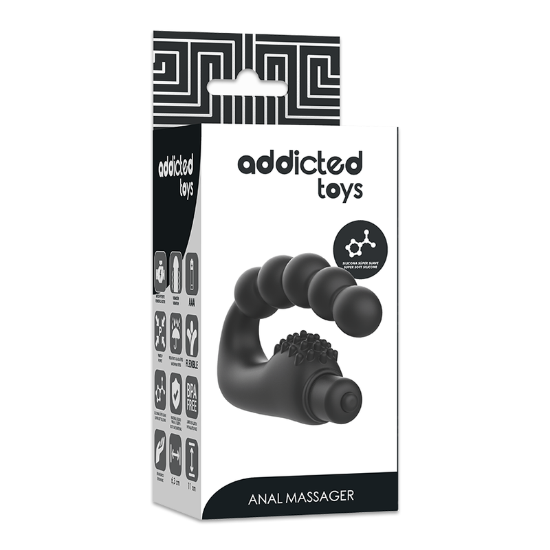ADDICTED TOYS - MASSEUR ANAL PROSTATIQUE AVEC VIBRATION ADDICTED TOYS