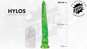 GODE PIEUVRE DILDO HYLOS GREEN FLASH